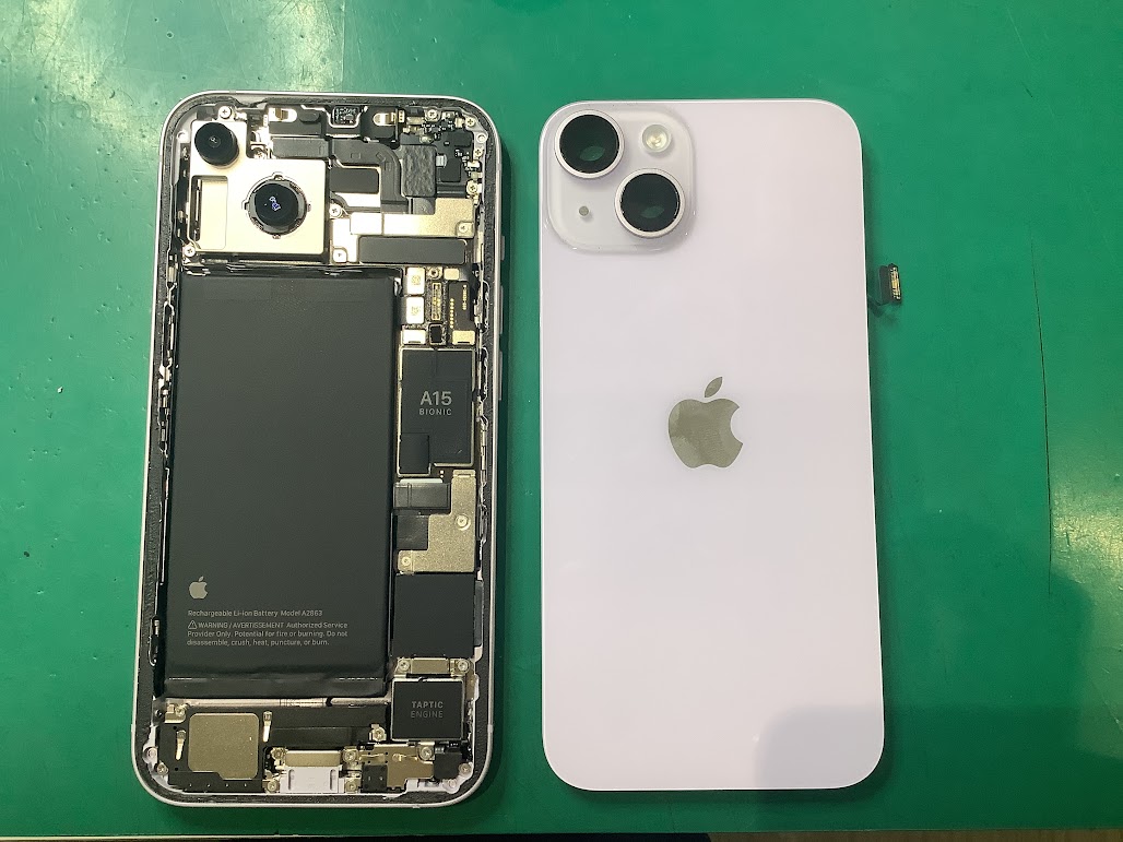 iPhone14のバッテリー交換ならデータをそのまま・最短即日修理のスマホ修理工房ラザウォーク甲斐双葉店にご相談ください！